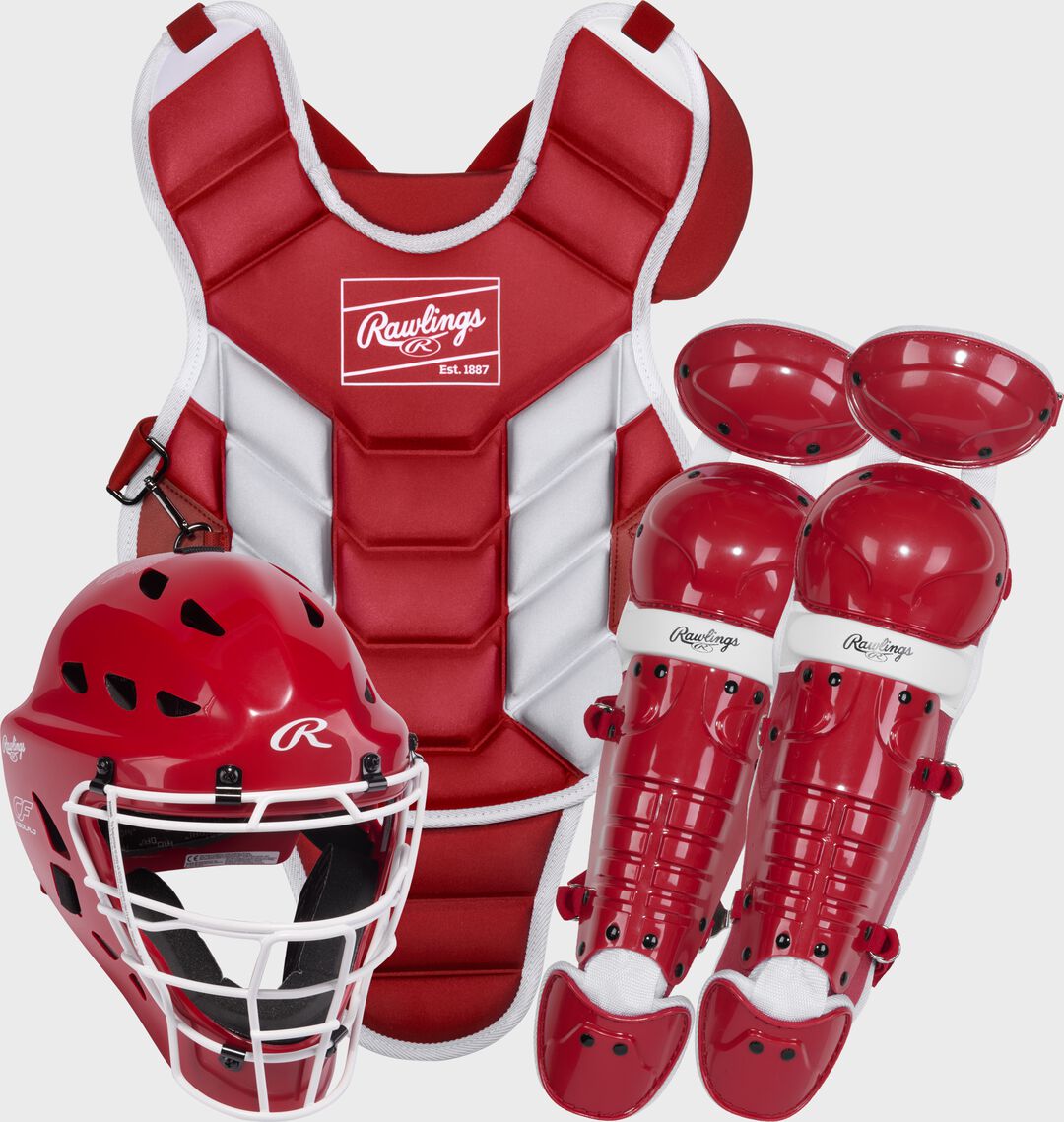 Rawlings Players 3 Series Catcher's Set, Youth, Junior, & T-Ball Sizes
