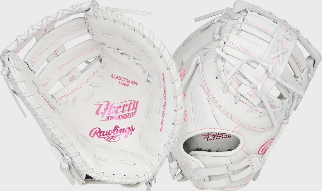 Liberty Advanced Color Series 13 in 1st Base Mitt, White/Purple