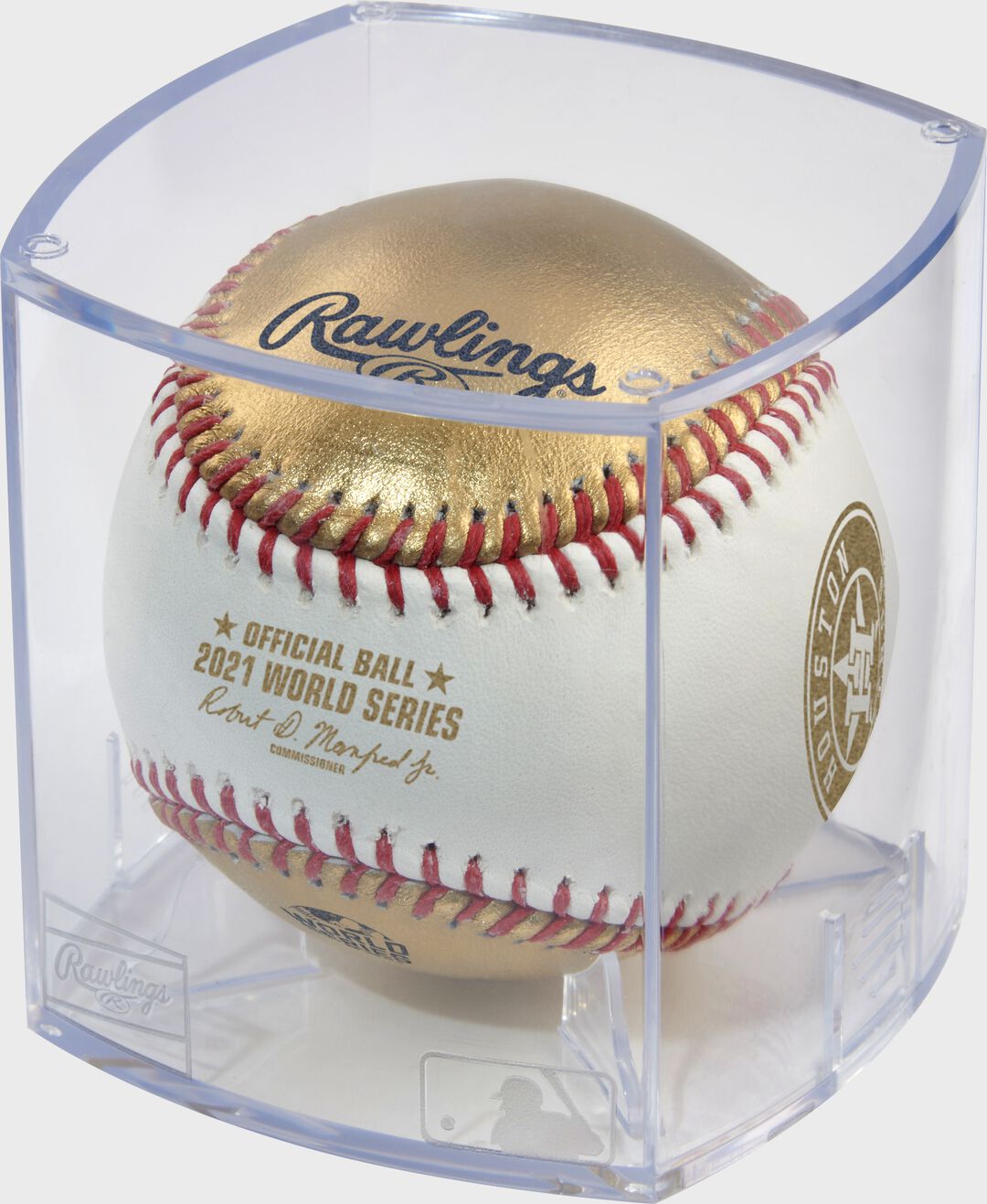 MLB 2021 Gold World Series Dueling Baseball