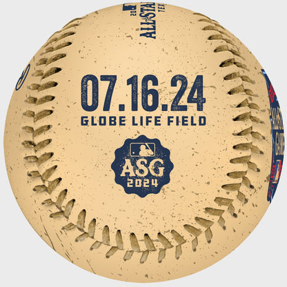 2024 MLB All-Star Game Gold Replica Baseball, 1 Ball