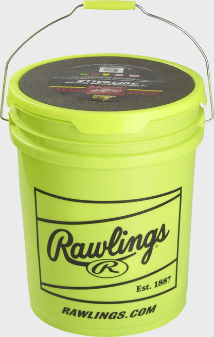 6 Gallon Bucket of 12" Batting Practice Softballs, 12 or 18 Balls