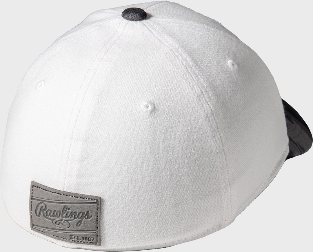 Rawlings Black Clover Leather Patch Camo Fitted Hat