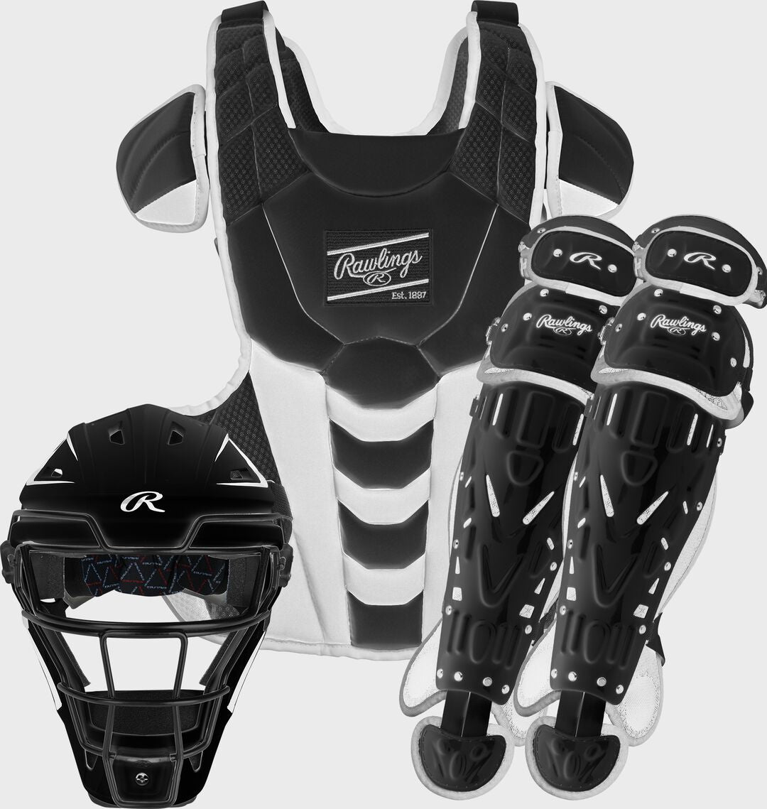 Velo Fastpitch Catcher's Gear Set, Small, Medium, Large