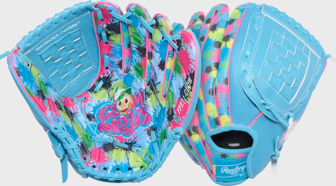 Rawlings Flex Palm Series Glow Mojis 11-Inch Youth Glove, Right Hand Throw