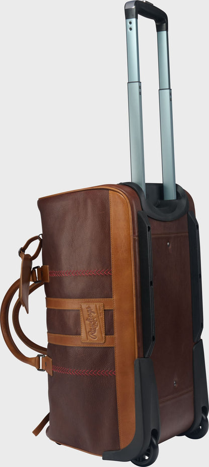 Rawlings Heritage Wheeled Duffle Bag, Brown