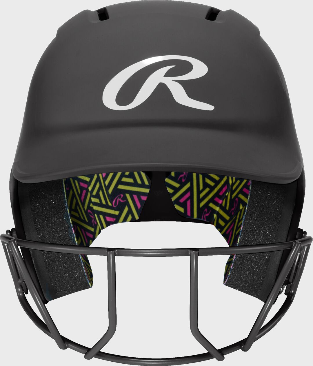 Rawlings CoolFlo Max Highlighter Youth Batting Helmet with Face Guard
