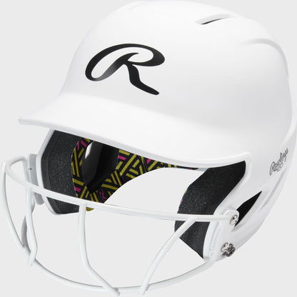 Rawlings CoolFlo Max Highlighter Youth Batting Helmet with Face Guard