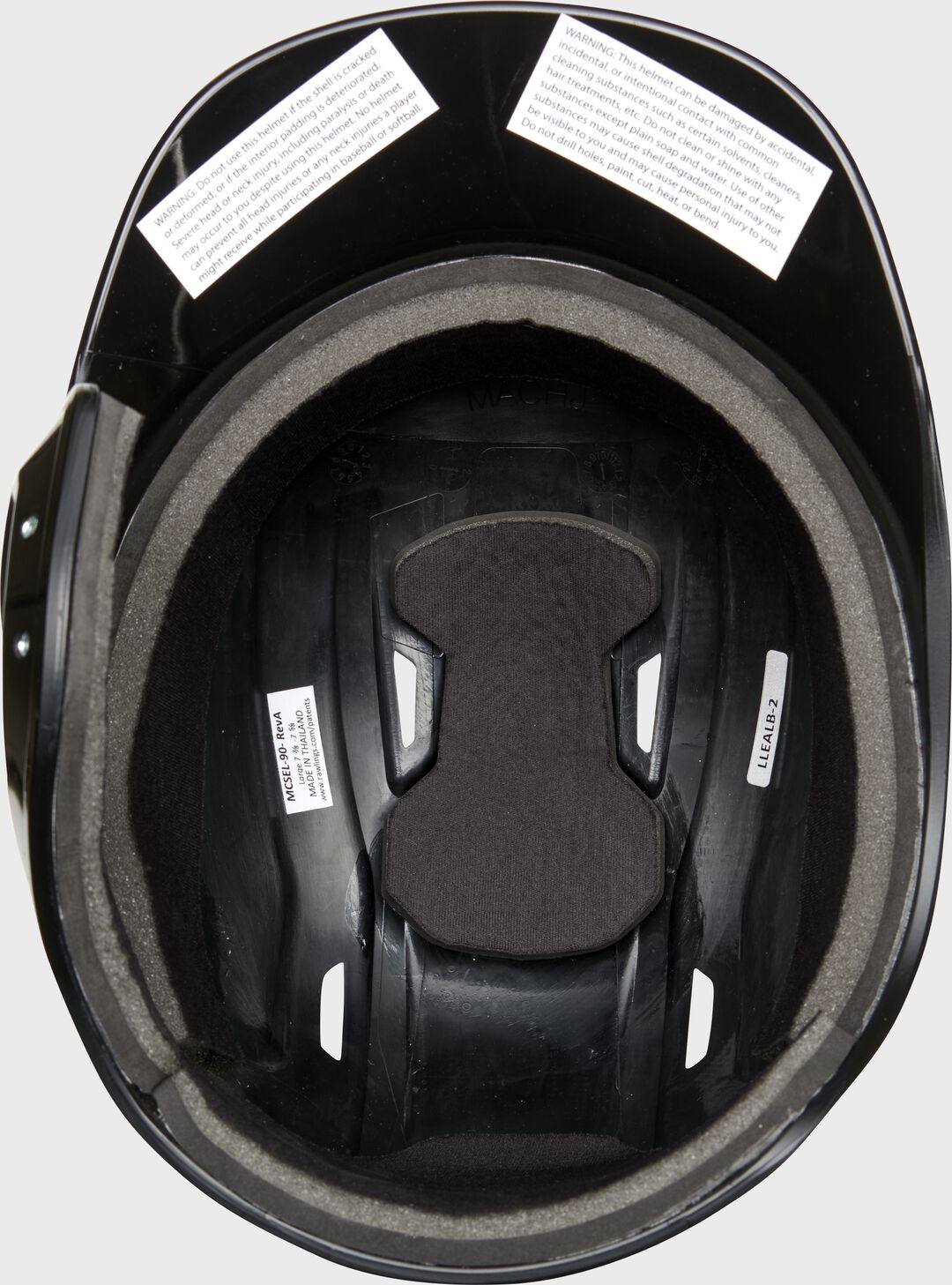 Mach Single Ear Left Handed Batting Helmet