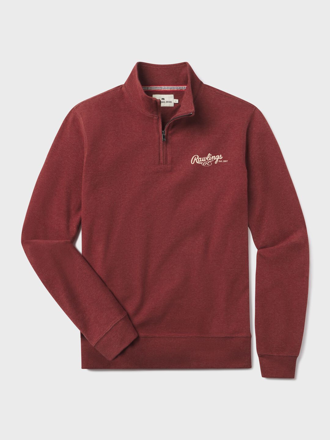 Rawlings x The Normal Brand Puremeso Weekend Quarter Zip, Khaki