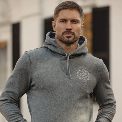 Rawlings x The Normal Brand Puremeso Fleece Hoodie, Athletic Grey