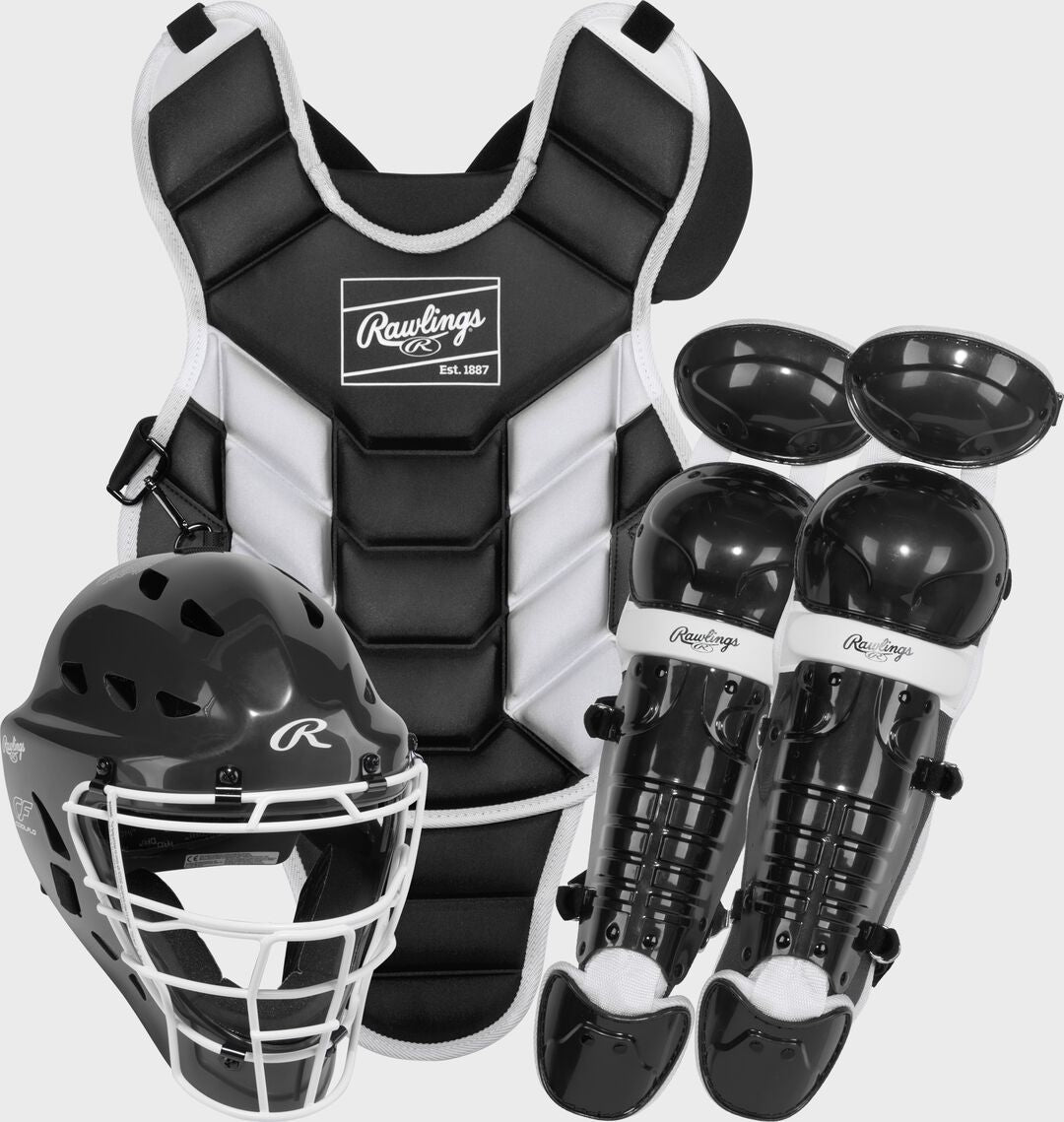 Rawlings Players 3 Series Catcher's Set, Youth, Junior, & T-Ball Sizes