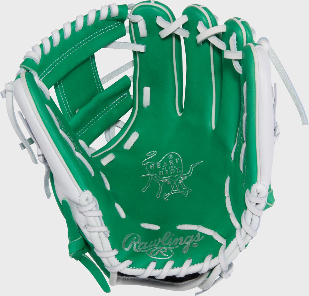 Exclusive Heart of the Hide 11.5-Inch Kelly Green Infield Glove, Right Hand Throw