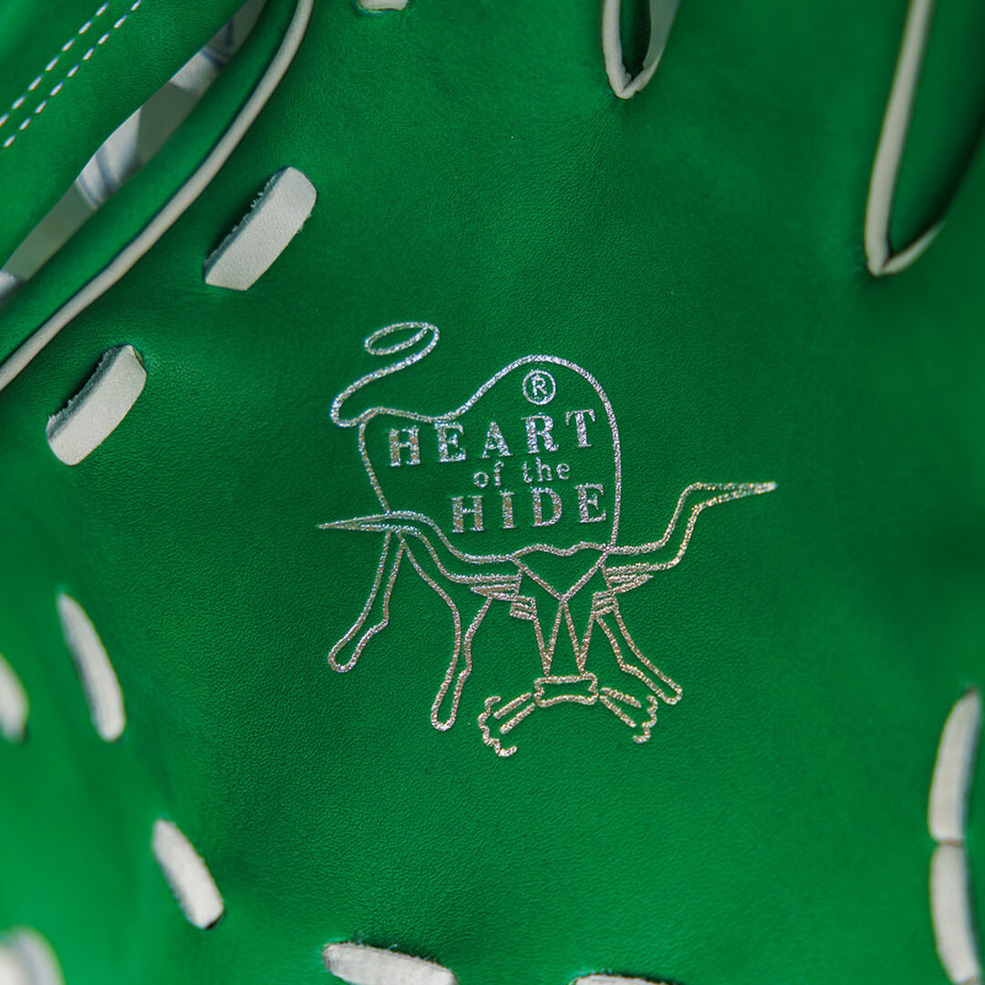 Exclusive Heart of the Hide 11.5-Inch Kelly Green Infield Glove, Right Hand Throw