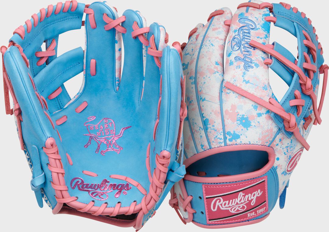 Heart of the Hide Spatter Print Speed Shell Infield Glove, Right Hand Throw