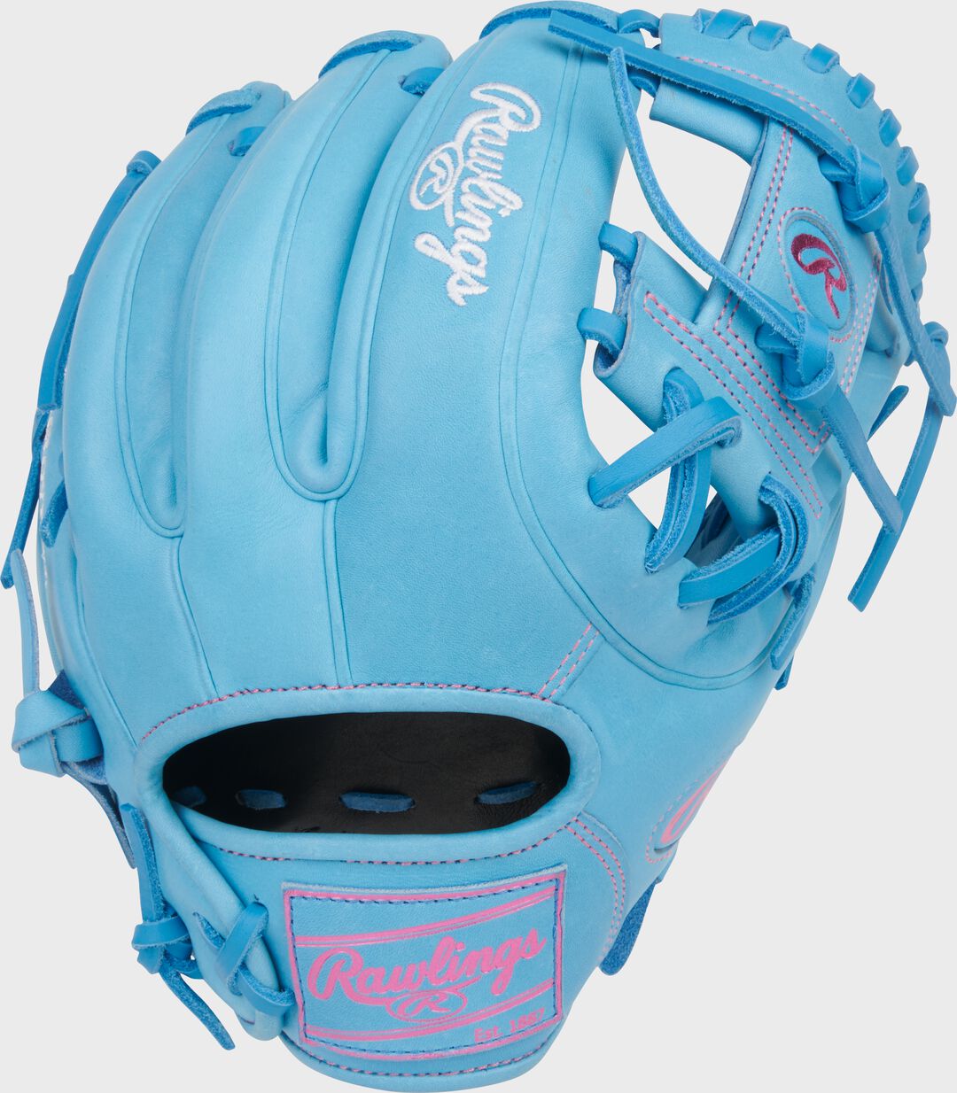 Heart of the Hide 11.5-Inch Columbia Blue Infield Glove, Right Hand Throw