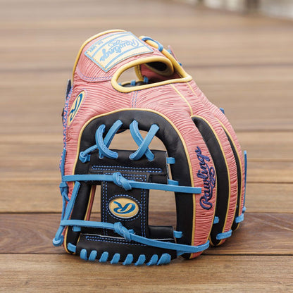Rawlings Wood-Grain Exclusive 11.5 Inch Infield Glove, Right Hand Throw