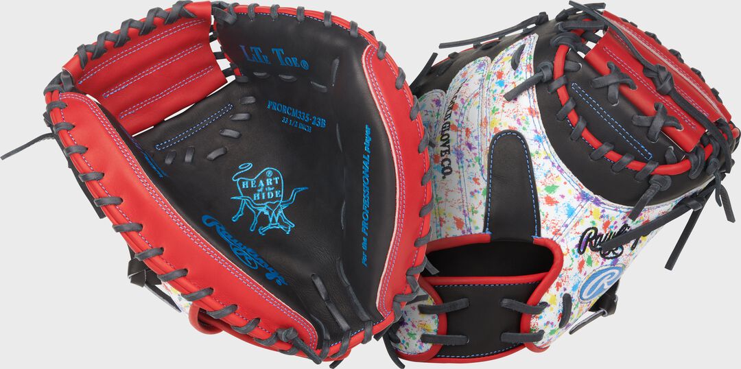Heart of the Hide 33.5-Inch Splatter Catcher's Mitt, Right Hand Throw