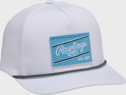 Rawlings White/Columbia Blue ColorSync Rope Hat