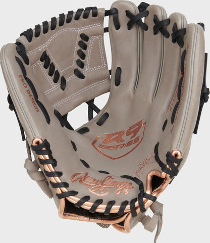 R9 Series 11.5-Inch ContoUR Fit Fastpitch Glove, Right Hand Throw