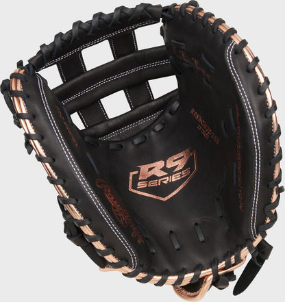 R9 Series 33-Inch Faspitch Catcher's Mitt, Right Hand Throw