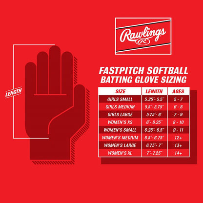 Women's Workhorse OKC Compression Strap Fastpitch Batting Gloves