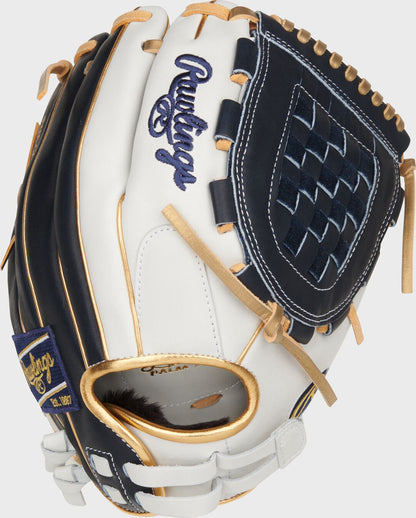Liberty Advanced Color Series 12 in Fastpitch Glove, White/Navy