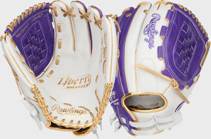 Liberty Advanced Color Series 12 in Fastpitch Glove, White/Royal