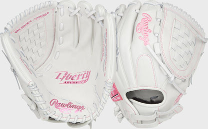 Liberty Advanced Color Series 12 in Fastpitch Glove, White/Purple