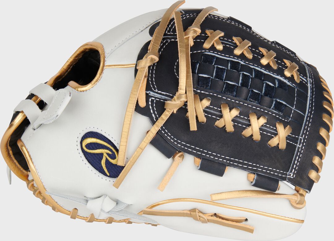 Liberty Advanced Color Series 12.5 in Fastpitch Glove, White/Navy
