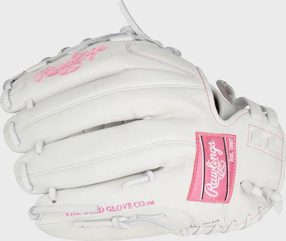 Liberty Advanced Color Series 12.5 in Fastpitch Glove, White/Pink