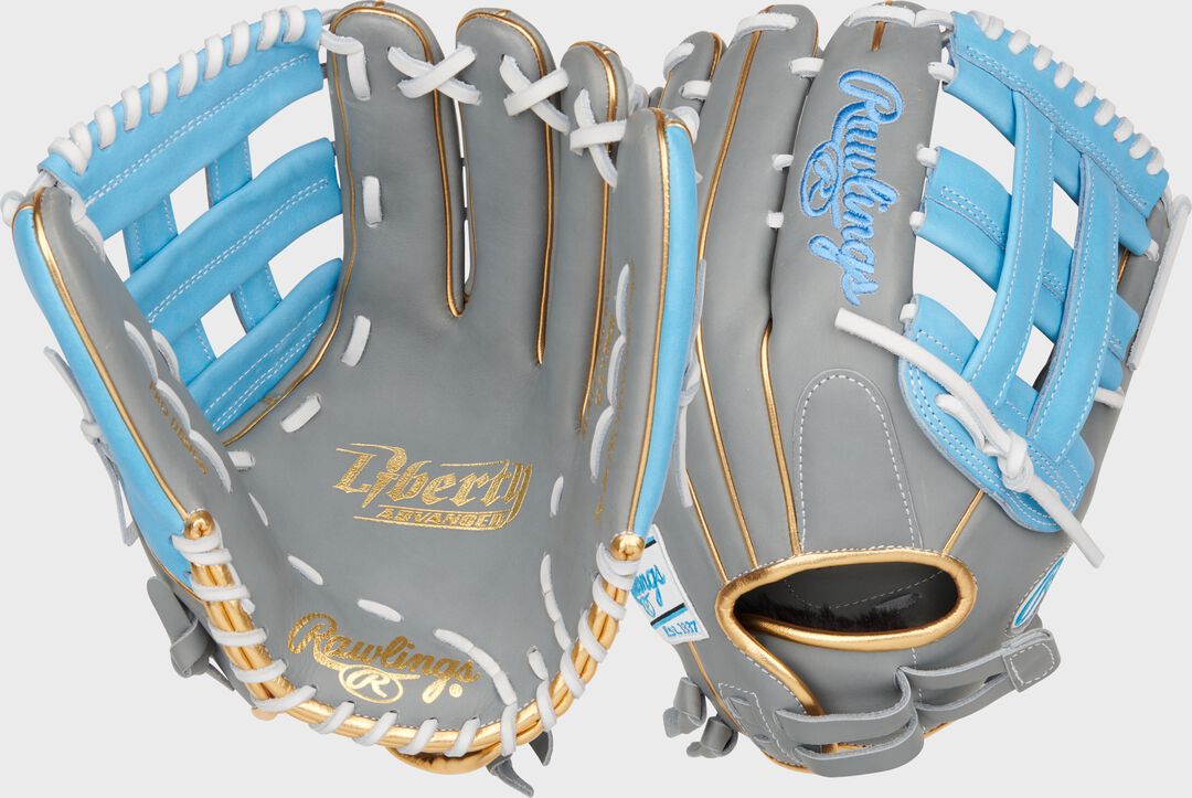 Liberty Advanced Color Series 12.75 in Outfield Glove, White/Royal