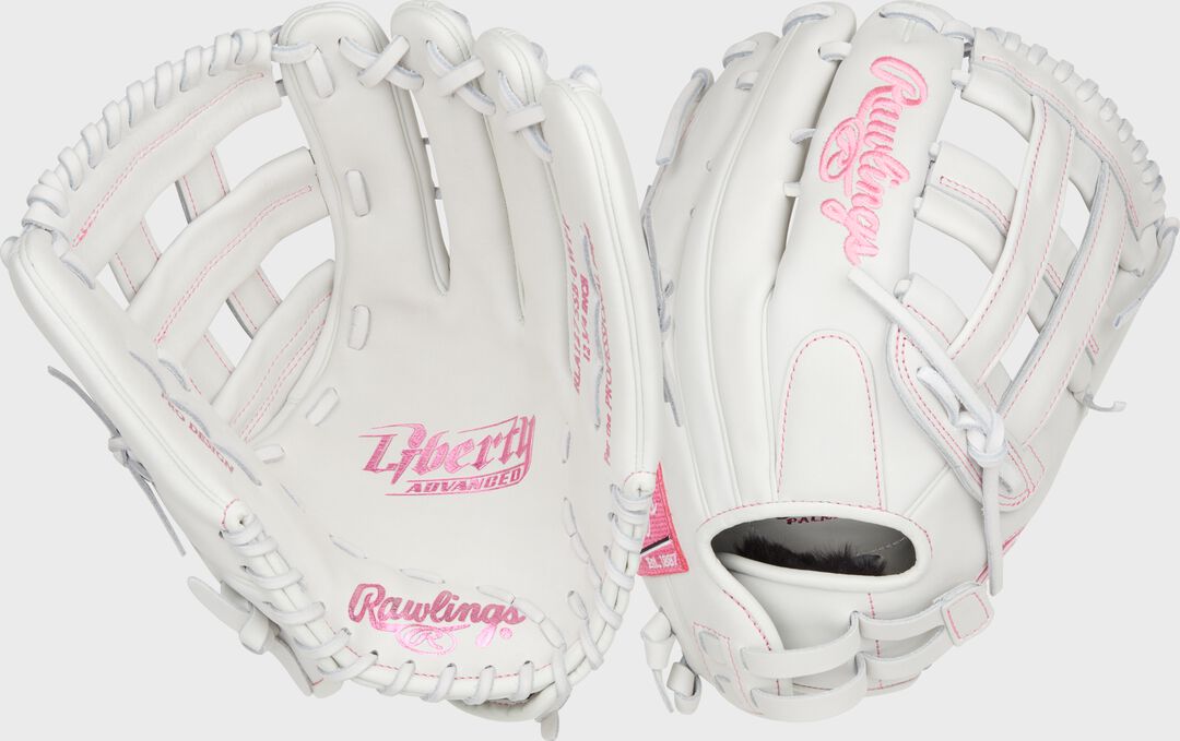 Liberty Advanced Color Series 12.75 in Outfield Glove, White/Purple