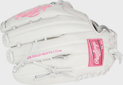 Liberty Advanced Color Series 12.75 in Outfield Glove, White/Pink