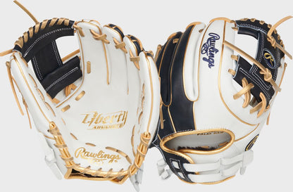 Liberty Advanced Color Series 11.75 in Infield Glove, White/Scarlet