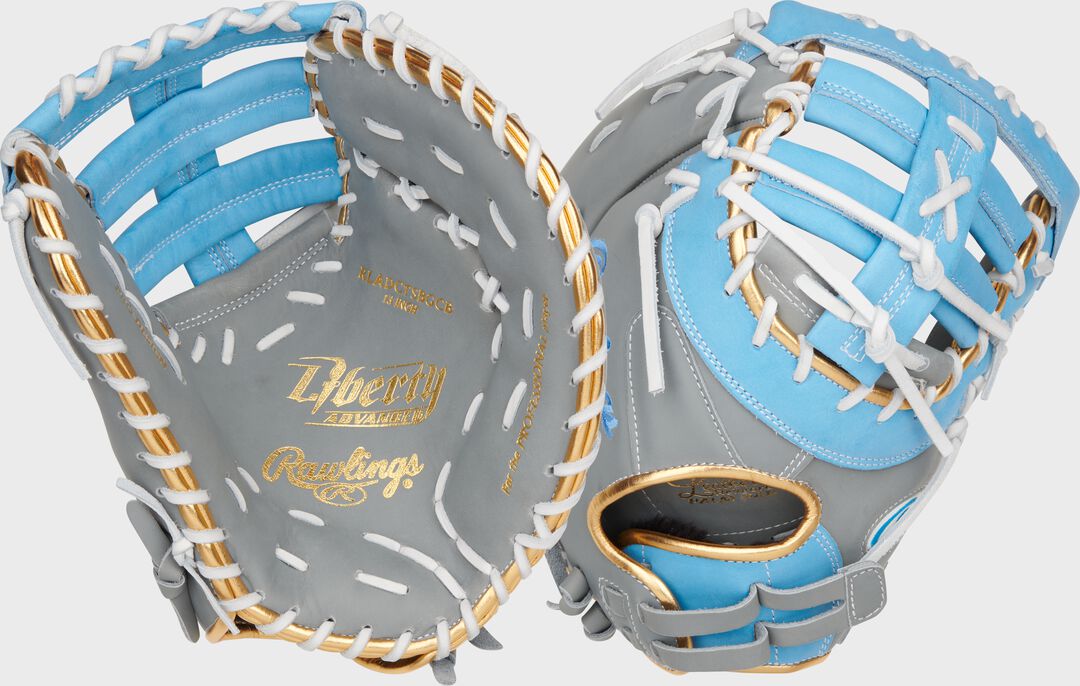 Liberty Advanced Color Series 13 in 1st Base Mitt, White/Pink