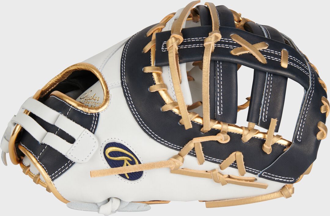 Liberty Advanced Color Series 13 in 1st Base Mitt, White/Navy