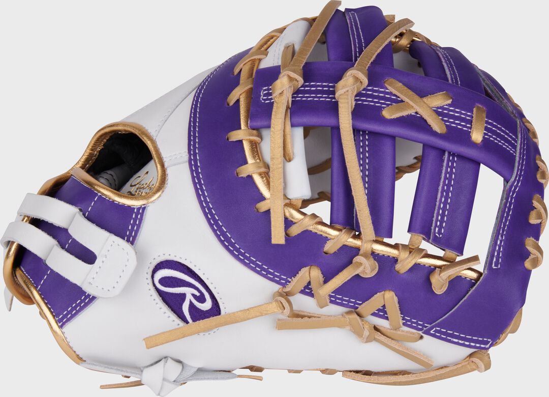 Liberty Advanced Color Series 13 in 1st Base Mitt, White/Purple