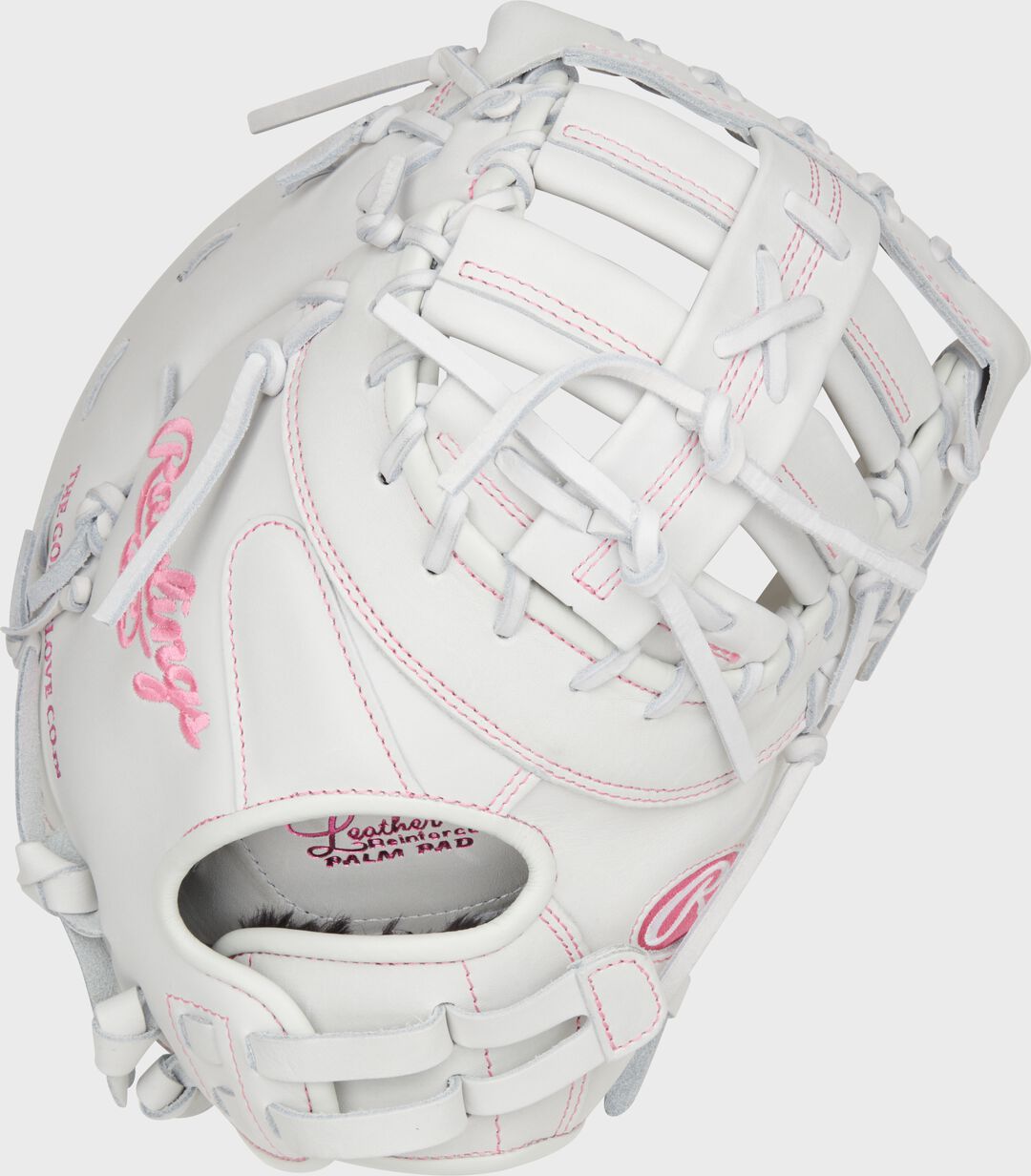 Liberty Advanced Color Series 13 in 1st Base Mitt, White/Pink