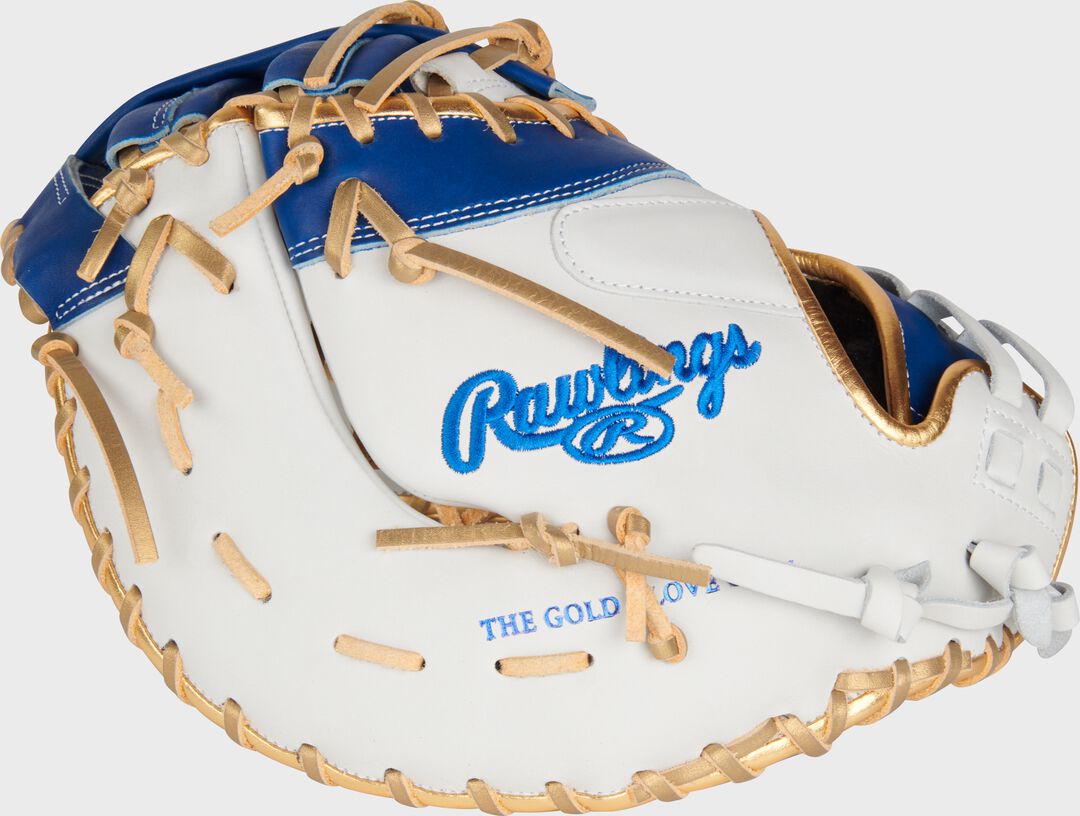 Liberty Advanced Color Series 13 in 1st Base Mitt, White/Royal