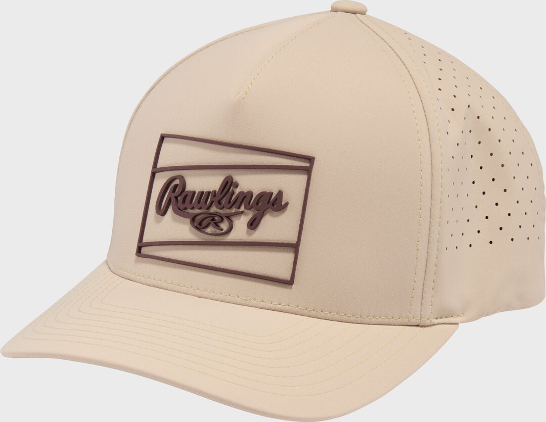 Rawlings Navy Laser Performance Patch Snapback Hat