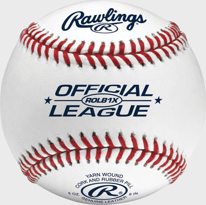 Official League Competition Grade Practice Baseballs, 3, 6 Pack or Dozen