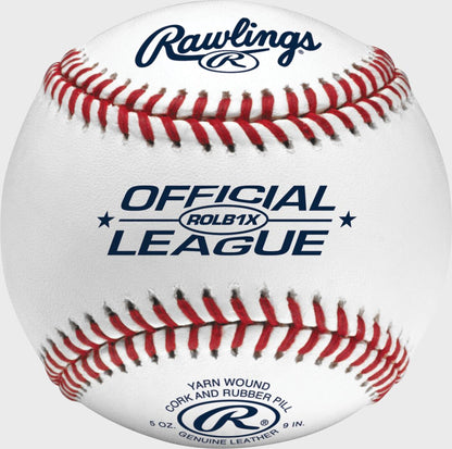 Bucket of Official League Competition Grade Practice Baseballs
