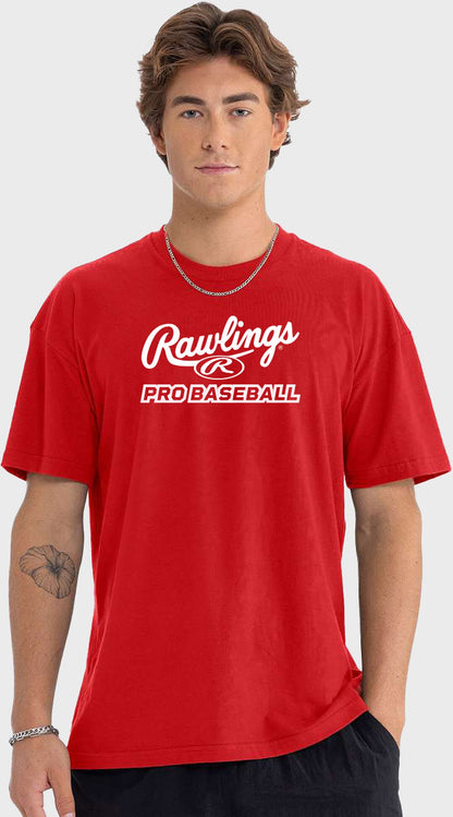 Rawlings Red Pro Baseball T-Shirt