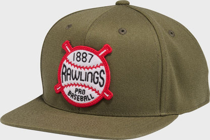 Rawlings Vintage Flat Bill Snapback Hat