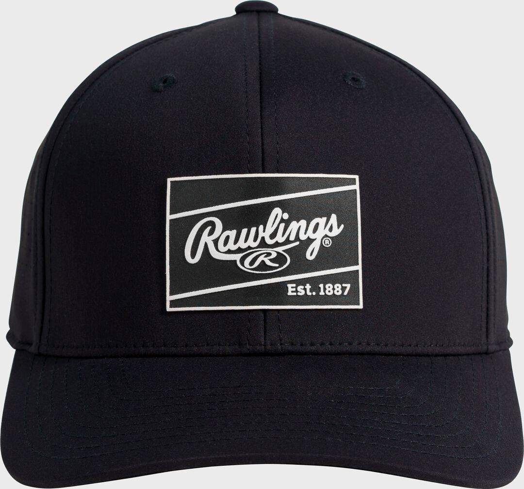 Rawlings Performance Snapback Hat, Black