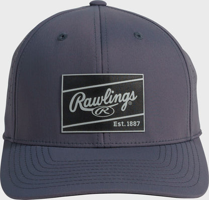 Rawlings Performance Snapback Hat, Graphite