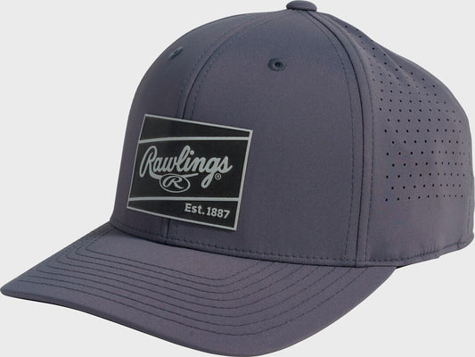 Rawlings Performance Snapback Hat, Graphite