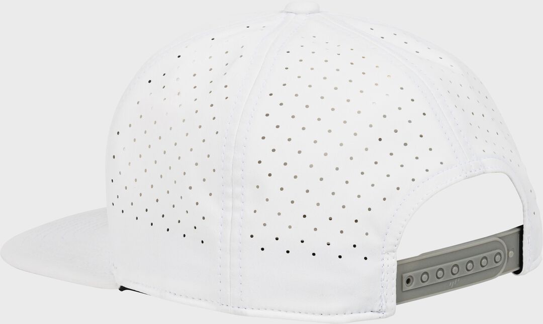 Rawlings White Home Plate Performance Flat Bill Snapback Hat