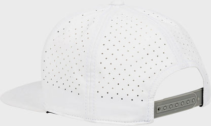 Rawlings White Home Plate Performance Flat Bill Snapback Hat