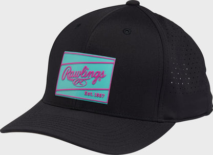 Rawlings Mint Performance Curved Bill Snapback Hat